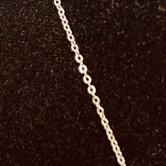 Silver Tone Cable Chain Necklace W/Black And Clear Rhinestone Owl Pendant (3852) - Picture 6 of 7